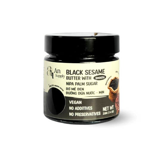 Black Sesame Nipa Palm Sugar Butter (Smooth)