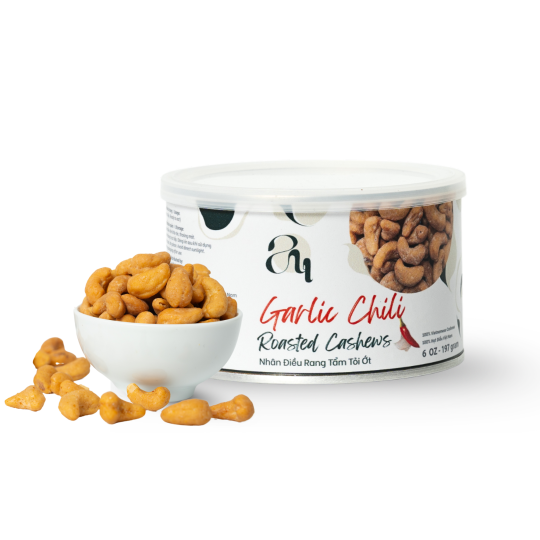 Garlic Chili Roasted Cashews