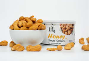 flavored cashew nuts product line salted honey roasted chili