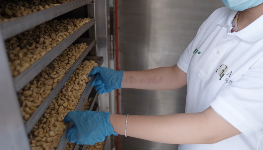 chili cashew nuts as a bold flavor option for private label export