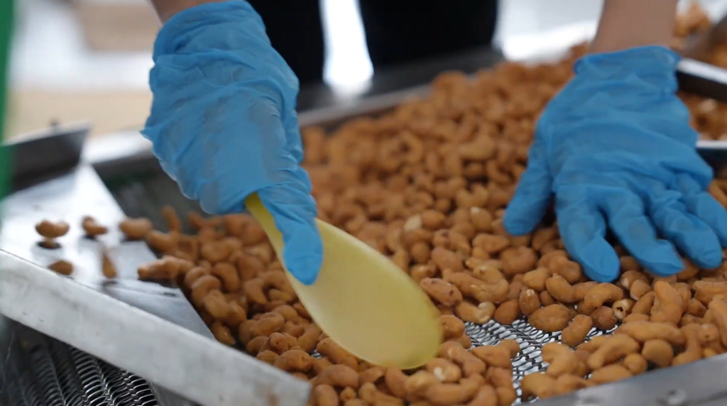 custom cashew snack R&D product development process