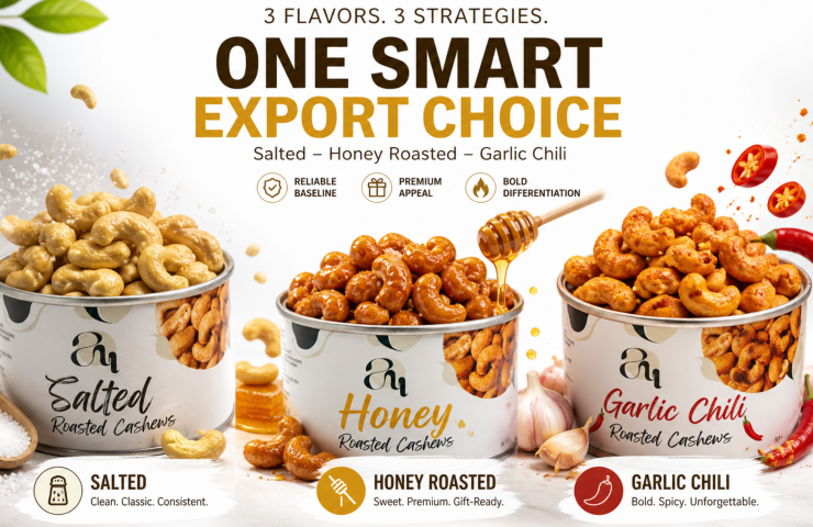 flavored-cashew-nuts-export-strategy