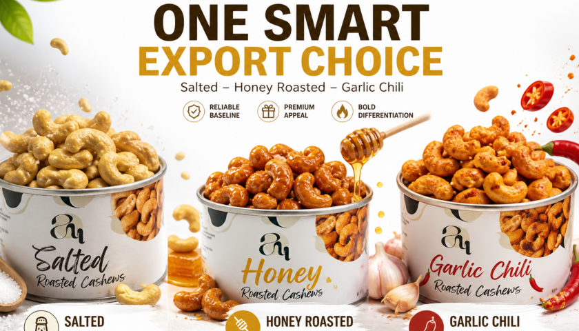 flavored-cashew-nuts-export-strategy